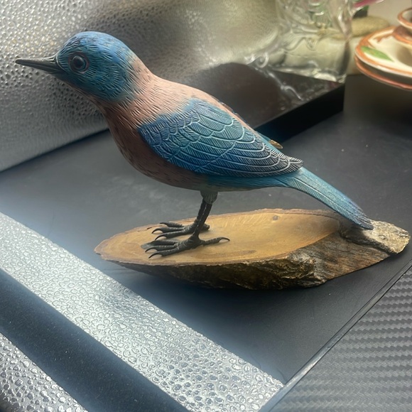 Hand Carved Hand Painted Fine Collection Wood Decoy Shore Bird Vintage - Picture 1 of 15